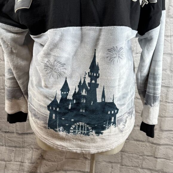 Disneyland Cinderella's Castle Adult Large Spirit Jersey Polar Fleece Pullover - Picture 7 of 9